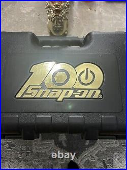 Snap-on 51PC 3/8Drive SAE/MET 100th Gold Edition- 251FSMBFRCE Rare