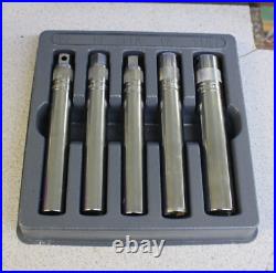 Snap on 5pc 3/8 Drive Essential Spark Plug Deep Socket Set