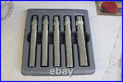 Snap on 5pc 3/8 Drive Essential Spark Plug Deep Socket Set