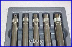 Snap on 5pc 3/8 Drive Essential Spark Plug Deep Socket Set