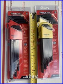 Snap-on Extra Long Fractional And Metric Hex Wrench Sets Snap-on Extra Long Fractional And Metric Hex Wrench Sets