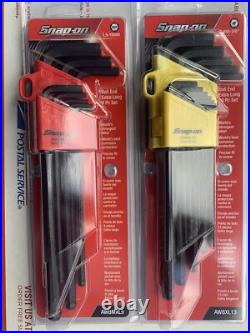 Snap-on Extra Long Fractional And Metric Hex Wrench Sets Snap-on Extra Long Fractional And Metric Hex Wrench Sets