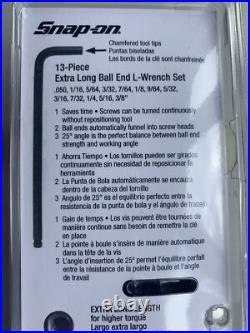 Snap-on Extra Long Fractional And Metric Hex Wrench Sets Snap-on Extra Long Fractional And Metric Hex Wrench Sets