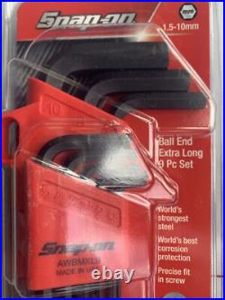 Snap-on Extra Long Fractional And Metric Hex Wrench Sets Snap-on Extra Long Fractional And Metric Hex Wrench Sets