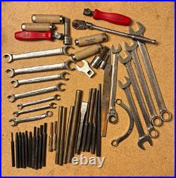 Snap-on Lot Mixed Tool Set Wrench Ratchet Chisel Punch SAE/Metric GA-98A READ