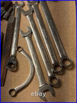 Snap-on Lot Mixed Tool Set Wrench Ratchet Chisel Punch SAE/Metric GA-98A READ