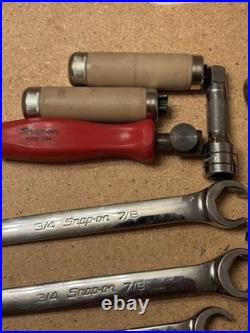 Snap-on Lot Mixed Tool Set Wrench Ratchet Chisel Punch SAE/Metric GA-98A READ