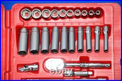 Snap-on NEW Ships FREE 44 Pc 1/4 Drive 6-Point Metric/ SAE General Service Set