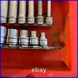 Snap-on PB16A 3/8 Drive Socket Wrench 28 pc Set SFS081-281 FS081-FS281 F-70-M