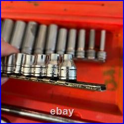 Snap-on PB16A 3/8 Drive Socket Wrench 28 pc Set SFS081-281 FS081-FS281 F-70-M