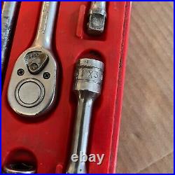Snap-on PB16A 3/8 Drive Socket Wrench 28 pc Set SFS081-281 FS081-FS281 F-70-M