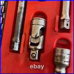 Snap-on PB16A 3/8 Drive Socket Wrench 28 pc Set SFS081-281 FS081-FS281 F-70-M
