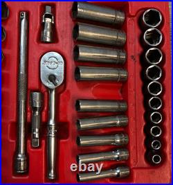 Snap-on PB99A General Service Metric/SAE 6 Point 44 Piece Set MISSING ONE