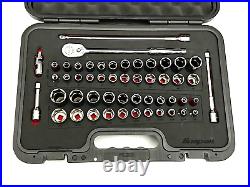 Snap-on Tools 251FSMBFR 51pc 3/8 Drive 6-pt Metric SAE General Service FOAM Set
