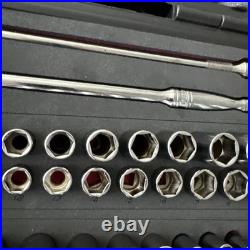 Snap-on Tools 251FSMBFR 51pc 3/8 Drive 6-pt Metric SAE General Service FOAM Set