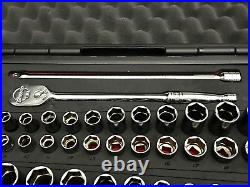 Snap-on Tools 251FSMBFR 51pc 3/8 Drive 6-pt Metric SAE General Service FOAM Set