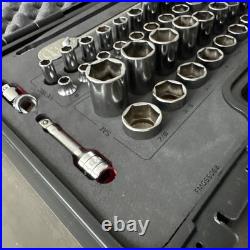 Snap-on Tools 251FSMBFR 51pc 3/8 Drive 6-pt Metric SAE General Service FOAM Set