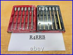 Snap-on Tools NEW 12pc 3/8 Drive SAE & Metric Extra Long Hex Bit Socket Sets