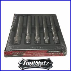 Snap-on Tools NEW 205ESSPKPLG3 5pc 3/8 Drive SAE & Metric Spark Plug Socket Set