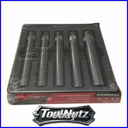 Snap-on Tools NEW 205ESSPKPLG3 5pc 3/8 Drive SAE & Metric Spark Plug Socket Set