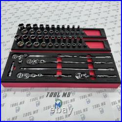 Snap-on Tools NEW 52pc 1/4 Drive Essential Set RAT108ESSFR 122STTMFR 122STTMMFR