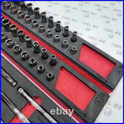 Snap-on Tools NEW 52pc 1/4 Drive Essential Set RAT108ESSFR 122STTMFR 122STTMMFR