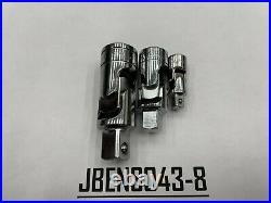 Snap-on Tools USA 3 Piece Mix Drive Universal Joint Socket Extension Set 103UFTS
