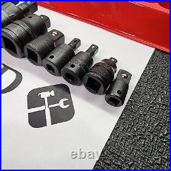 Snap-on Tools USA NEW 12pc Master Industrial Adapter Extension Socket Lot Set Snap-on Tools USA NEW 12pc Master Industrial Adapter Extension Socket Lot Set