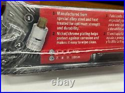 Snap-on Tools USA NEW 16pc MIX Drive SAE & METRIC Stubby Hex Bit Socket Sets