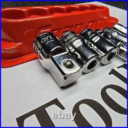 Snap-on Tools USA NEW 6pc Mix Drive Magnetic Adapter Extension Socket Lot Set