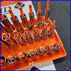 Snap-on Tools USA NEW 84-Piece SAE & Metric 3/8 Dr 12-Point MASTER Socket Sets