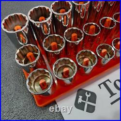 Snap-on Tools USA NEW 84-Piece SAE & Metric 3/8 Dr 12-Point MASTER Socket Sets