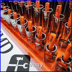 Snap-on Tools USA NEW 84-Piece SAE & Metric 3/8 Dr 12-Point MASTER Socket Sets