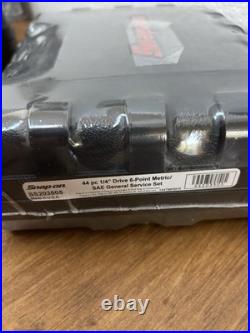 Snap-on tools USA 1/4 drive metric sae general service foam set new 144TMPBFR