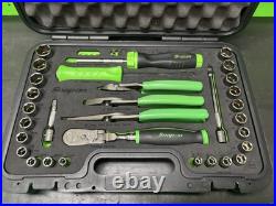 Snap-on tools green general service foam set 3/8 drive sae metric 233FSMBFG
