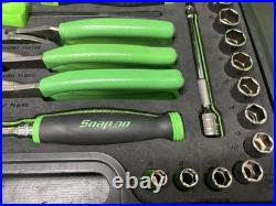 Snap-on tools green general service foam set 3/8 drive sae metric 233FSMBFG