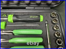 Snap-on tools green general service foam set 3/8 drive sae metric 233FSMBFG