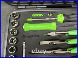 Snap-on tools green general service foam set 3/8 drive sae metric 233FSMBFG