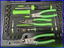 Snap-on tools green general service foam set 3/8 drive sae metric 233FSMBFG