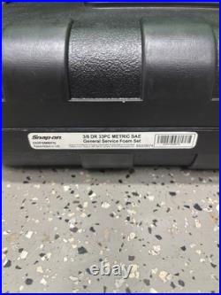 Snap-on tools green general service foam set 3/8 drive sae metric 233FSMBFG