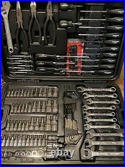 Socket Set SAE & Metric 301 Piece Tool Kit 1/4 3/8 1/2 Drive Wrench Deep New Car