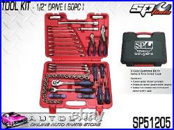 Sp Tools 60pc 1/2''dr Metric/sae Tool Kit In X-case (sp51205)