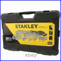 Stanley 201 Piece Mechanics Mixed Tools Set, Wrenches, Sockets, Ratchet Tool Kit