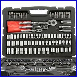 Stanley 201 Piece Mechanics Mixed Tools Set, Wrenches, Sockets, Ratchet Tool Kit