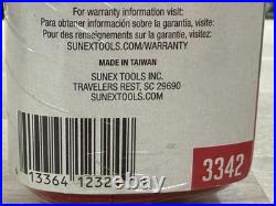Sunex 3342 42pc 3/8 Dr. Standard & Deep SAE & Metric Master Impact Socket Set