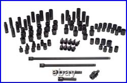 Sunex 3580 80pc 3/8 Dr. Master Deep Standard and Universal Impact Socket Set