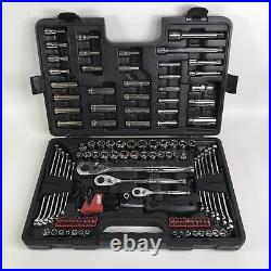 TEQ Correct 142 Pieces Socket and Wrench Set SAE and Metric 1/4 3/8 1/2