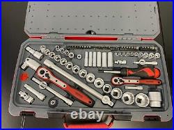 Teng Tools 127 Piece Professional Socket Set Tool Kit 1/4 1/2 3/8 Drive TM127-P