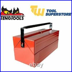 Teng Tools TC187 187 Piece Mega Rosso Mechanic Tool Kit Barn Door ToolBox Socket