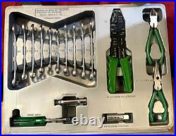 Tool Set Model 444-T-75 with Hard Case Standard and Metric Like New